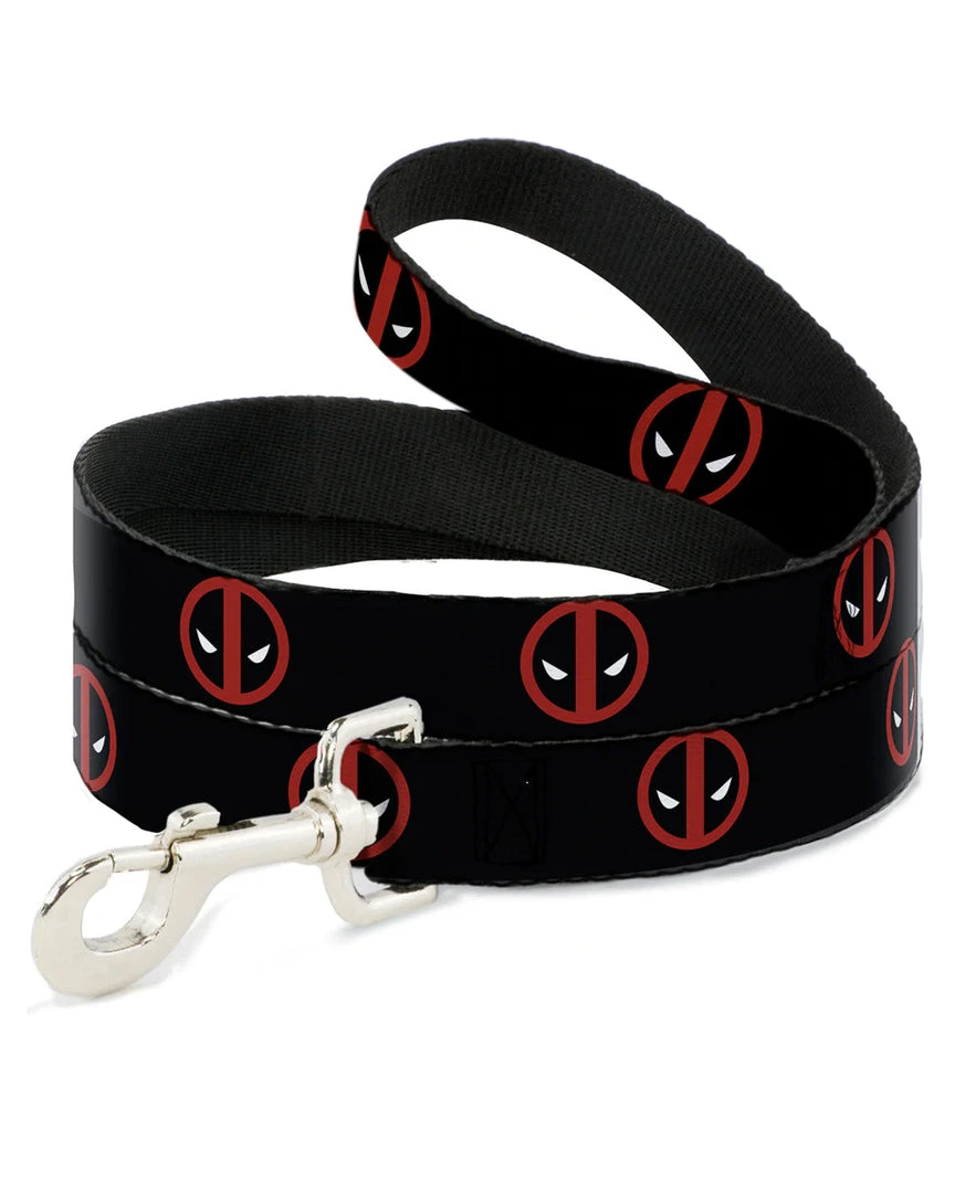 Buckle Down Pets Marvel Deadpool 4' Dog Leash 3 Buckle Down Pets Marvel Deadpool 4' Dog Leash