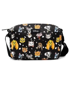 Buckle Down Exclusive Disney Cats And Dogs Parks Crossbody Bag - Pink A La Mode Exclusive