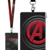 Monogram Accessories Marvel Avengers Deluxe Lanyard W/ Passport Holder 2 Monogram Accessories Marvel Avengers Deluxe Lanyard W/ Passport Holder