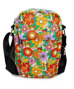 Buckle Down Stock Disney Bambi 70's Florals Park Bag Crossbody Bags