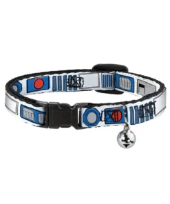 Buckle Down Pets Star Wars R2D2 Breakaway Cat Collar W/ Bell