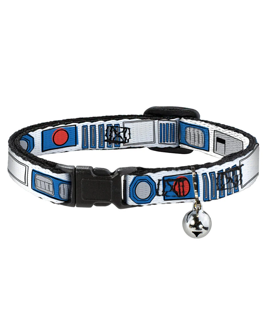 Buckle Down Pets Star Wars R2D2 Breakaway Cat Collar W/ Bell 3 Buckle Down Pets Star Wars R2D2 Breakaway Cat Collar W/ Bell