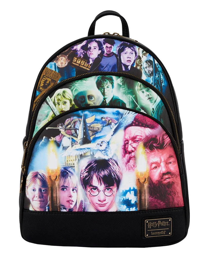 Loungefly - Harry Potter Trilogy Mini Backpack 3 Loungefly - Harry Potter Trilogy Mini Backpack