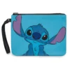 Buckle Down Stock Wallets Disney Stitch Blue Single Pocket Wallet Wristlet