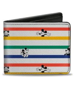 Buckle Down Stock Disney Mickey Poses Bi-Fold Wallet Wallets