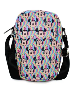 Buckle Down Stock Disney Minnie Mouse Pastel Rainbow Park Bag
