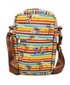 Buckle Down Stock Crossbody Bags Disney Lilo And Stitch Retro Hawaii Park Bag