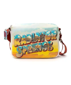 Buckle Down Exclusive Disney Pixar Cars Radiator Springs Parks Crossbody Bag - Pink A La Mode Exclusive