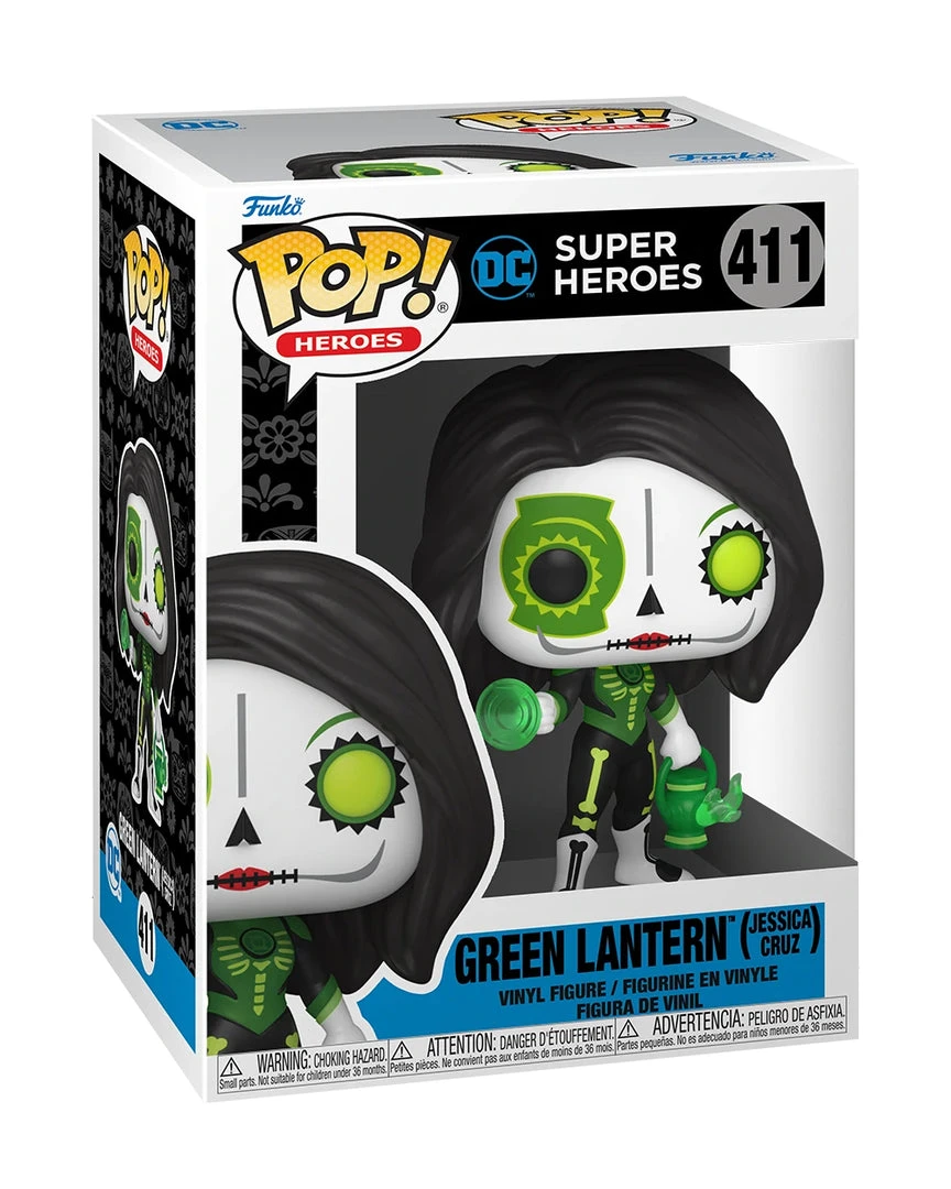 Funko POP - Dia De Los DC Green Lantern (Jessica Cruz) #411 4 Funko POP - Dia De Los DC Green Lantern (Jessica Cruz) #411