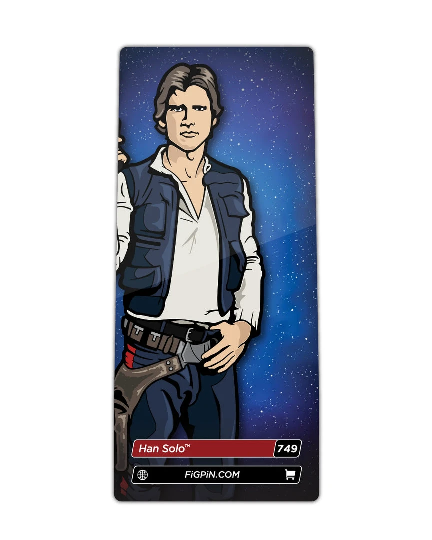 Pins FiGPiN - Star Wars Han Solo #749 4 Pins FiGPiN - Star Wars Han Solo #749
