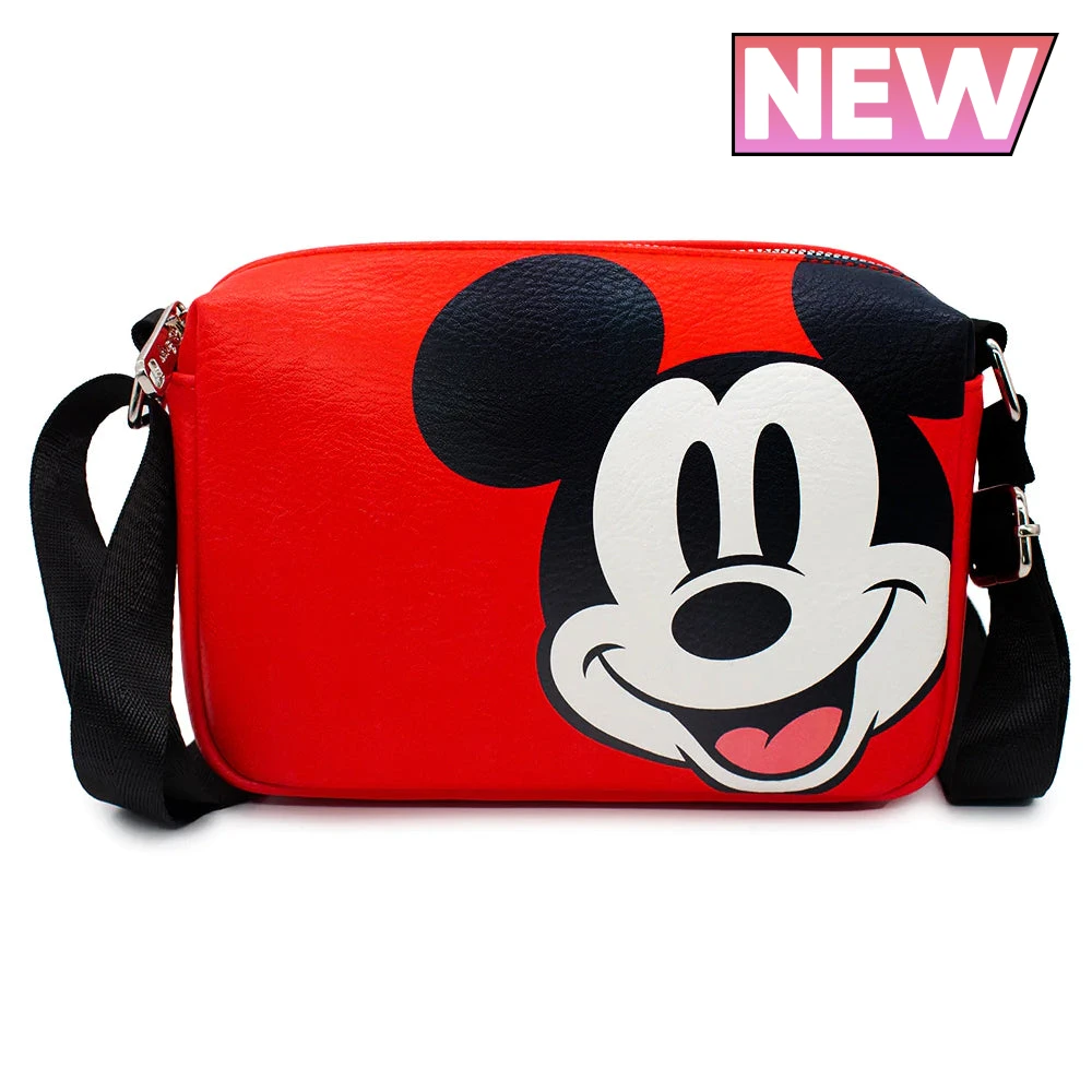 Buckle Down Stock Disney Mickey Mouse Horizontal Park Crossbody Bag 3 Buckle Down Stock Disney Mickey Mouse Horizontal Park Crossbody Bag