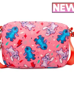 Buckle Down Stock Crossbody Bags Disney Lilo And Stitch Angel And Stitch Horizontal Park Crossbody Bag