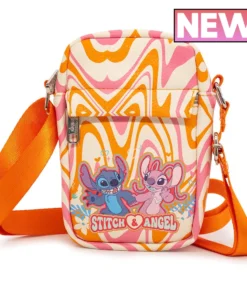 Buckle Down Stock Disney Lilo And Stitch Angel Stitch Retro Park Crossbody Bag