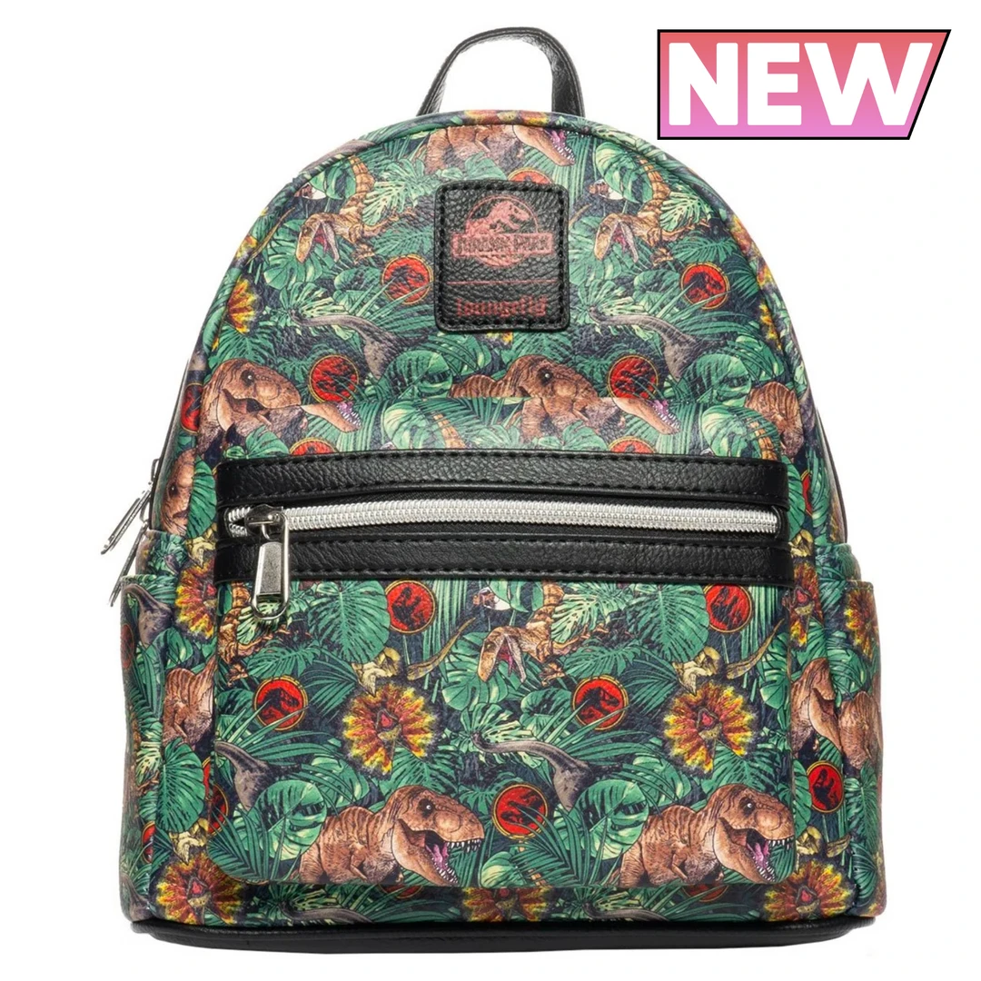 The Pink A La Mode Loungefly - Jurassic Park Dinosaur Jungle Mini Backpack EE Exclusive 3 The Pink A La Mode Loungefly - Jurassic Park Dinosaur Jungle Mini Backpack EE Exclusive