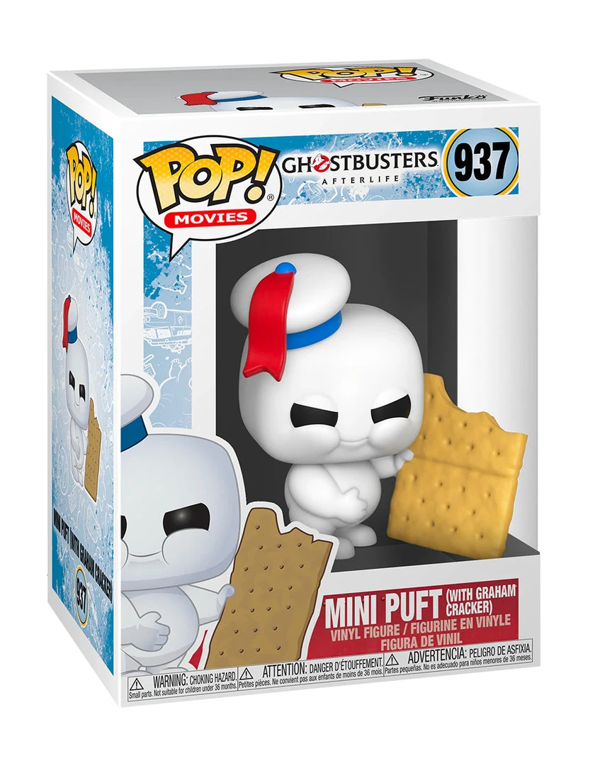 Funko POP - Ghostbusters Afterlife Mini Puft (with Graham Cracker) #937 8 Funko POP - Ghostbusters Afterlife Mini Puft (with Graham Cracker) #937